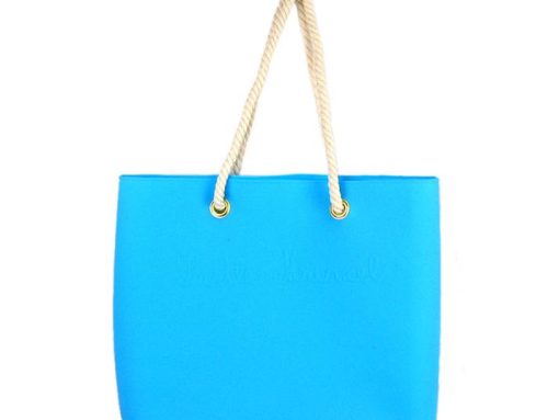 Colorful organic silicone beach bag