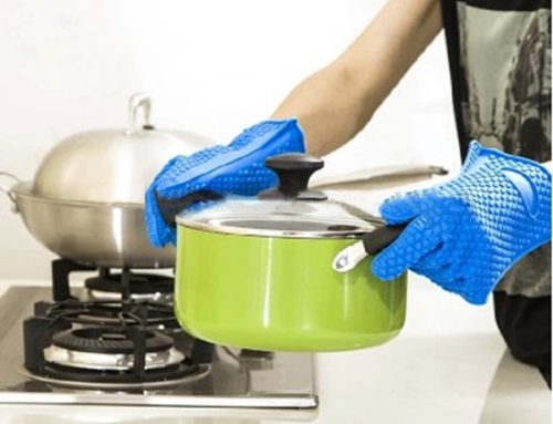 Kitchen silicone oven glove