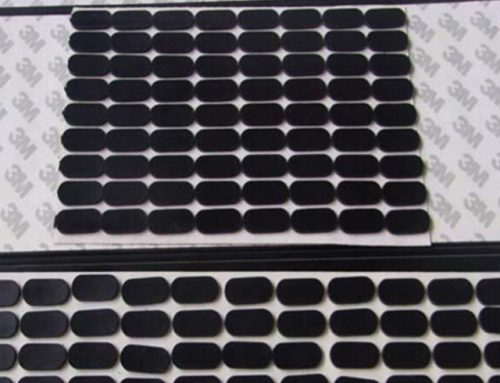Adhesive-backed silicone pad