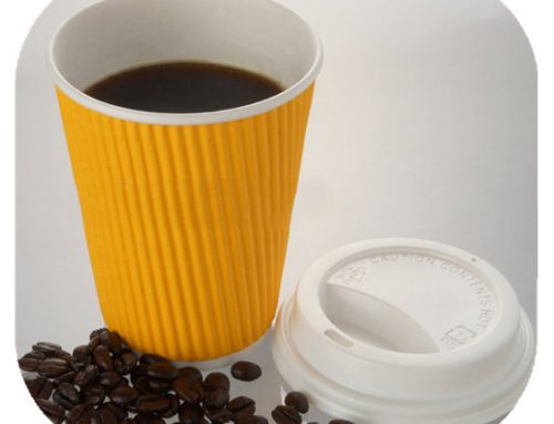 防滑耐熱矽膠咖啡杯套附蓋