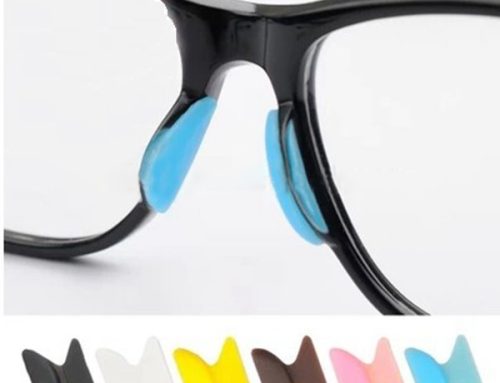 Soft and comfortable silicone nose pad for plastic glasses frame