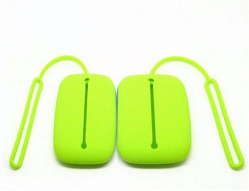Eco-friendly portable silicone keychain/key pouch/key case