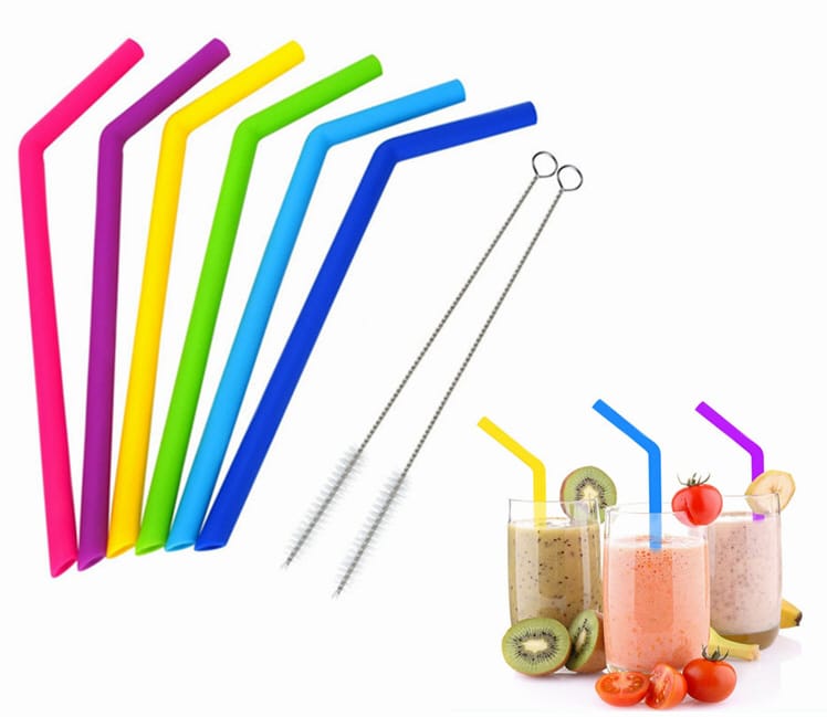 Alternatives to plastic straws after restricting usage – silicone straws