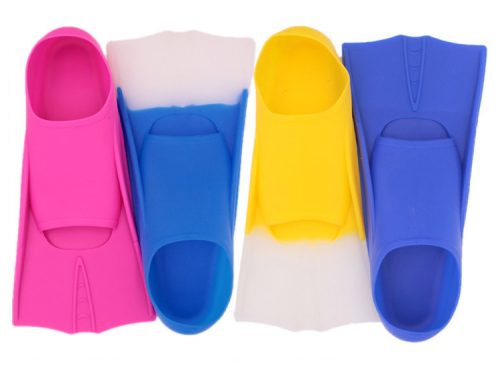 Professional silicone swimming training fins