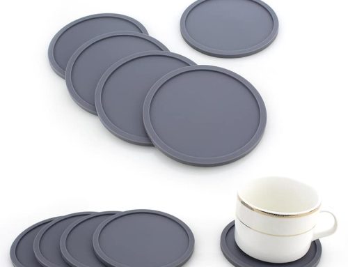 Round Thick Silicone Thermal Insulation Anti-Slip Coaster